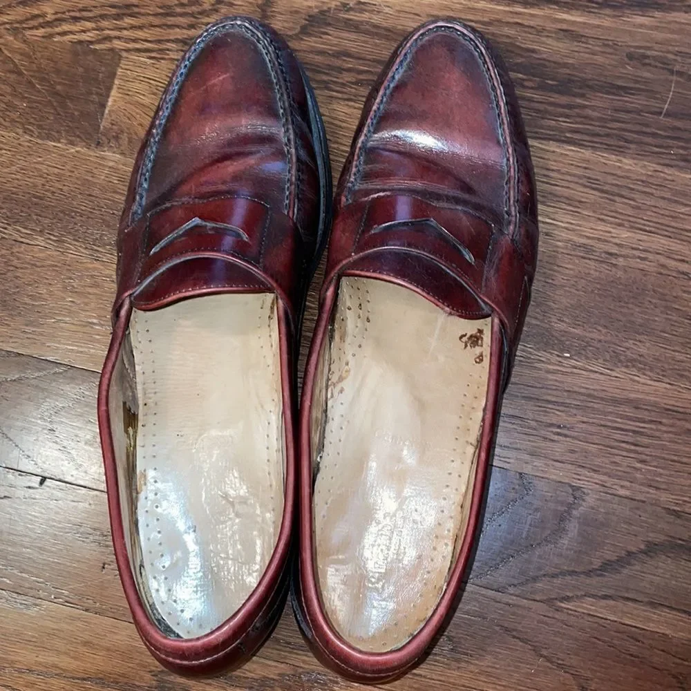 ‎Allen Edmonds Cameron brown penny loafers